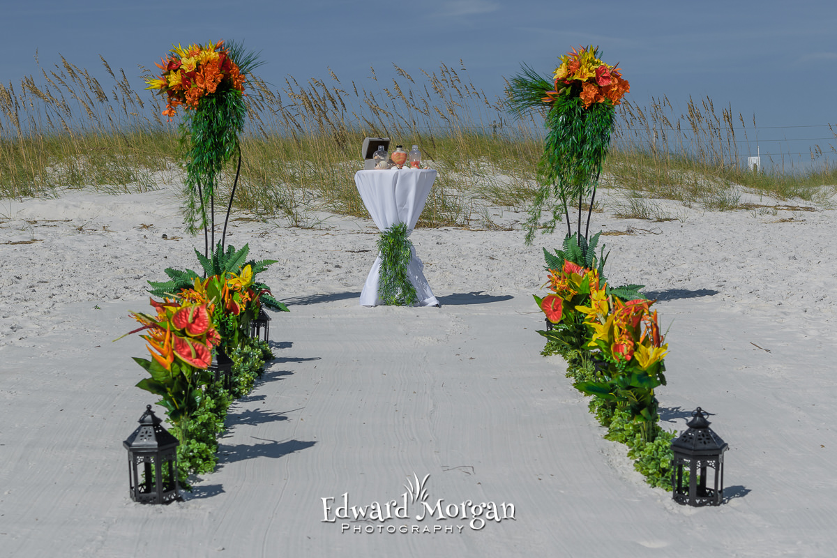 Gulf Shores Beach Wedding Package Tropical (4)